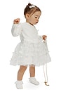 view 6 of 6 Kids Butterfly Ballet Dress in Ivory