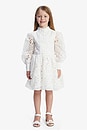 view 3 of 6 Kids Fira Floral Broderie Dress in Orchid White