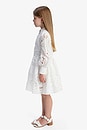 view 4 of 6 Kids Fira Floral Broderie Dress in Orchid White