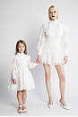 view 6 of 6 Kids Fira Floral Broderie Dress in Orchid White