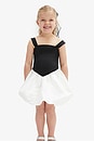 view 3 of 6 Vega Mini Bubble Dress in Black & White