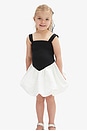 view 4 of 6 Vega Mini Bubble Dress in Black & White