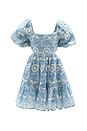 view 1 of 6 Ellory Brioderie Mini Dress in Baby Blue