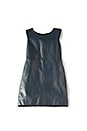 view 1 of 2 Gwen Leatherette Dress in Navy & Black