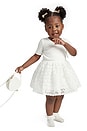 view 4 of 6 Kids Andi Rosette Dress in Orchid White