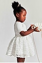 view 6 of 6 Kids Andi Rosette Dress in Orchid White