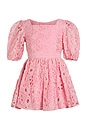 view 1 of 8 Kids Margo Broderie Mini Dress in Bliss Pink