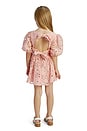 view 5 of 8 Kids Margo Broderie Mini Dress in Bliss Pink