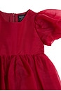 view 3 of 6 Juliet Organza Mini Dress in Burgundy