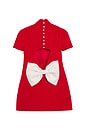 view 2 of 5 Calista Mini Bow Dress in Red