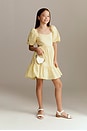 view 4 of 7 Ellory Mini Dress in Lemon