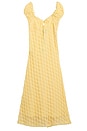 view 1 of 5 ROBE DENTELLE CLAUDINE in Canary Yellow