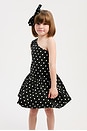 view 4 of 6 VESTIDO DE BURBUJA ALICE in Black & White