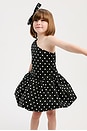 view 5 of 6 VESTIDO DE BURBUJA ALICE in Black & White