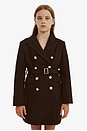 view 3 of 6 Kids Sade Double Breasted Coat in Black