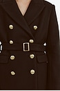 view 4 of 6 Kids Sade Double Breasted Coat in Black