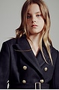 view 5 of 6 Kids Sade Double Breasted Coat in Black