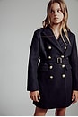view 6 of 6 Kids Sade Double Breasted Coat in Black