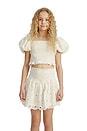 view 3 of 4 Kids Ashlyn Broderie Skirt in White
