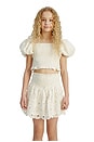 view 3 of 7 Kids Ashlyn Broderie Top in White