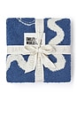 view 3 of 4 Cozychic Smileyworld Surf Stroller Blanket in Azure Tide & Cream