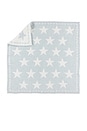 view 1 of 1 Cozychic Dream Receiving Blanket in Aqua Ice White Stars