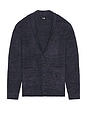 view 1 of 4 Cozychic Mens Shawl Collar Cardigan in Heather Indigo