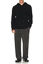 view 4 of 4 Cozychic Mens Pullover Hoodie in Black