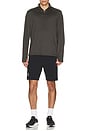 view 4 of 4 Butterchic 1/2 Zip Up Sweatshirt in Dark Moss