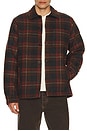 view 1 of 4 VESTE CHEMISE PLAID in Russet Plaid