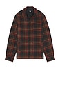 view 4 of 4 VESTE CHEMISE PLAID in Russet Plaid