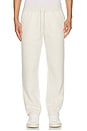 view 3 of 5 PANTALON FLEECE in Heather Cream