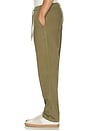 view 2 of 5 Woven Twill Relaxed Pant in Military