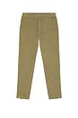 view 5 of 5 Woven Twill Relaxed Pant in Military