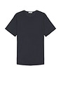 view 1 of 4 Cotton Modal Crew Tee in Indigo