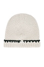 view 3 of 3 GORRO CANELADO PONTO CASEADO CHIQUE E ACONCHEGANTE COZYCHIC RIBBED BLANKET STITCH BEANIE in Stone