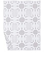 view 2 of 4 CozyChic Sun Mosaic Blanket in Sea Salt & Fog Gray