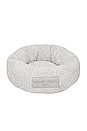 view 1 of 1 Small CozyChic Round Pet Bed in Pearl & Silver