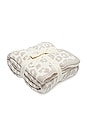 view 1 of 2 COZYCHIC BAREFOOT IN THE WILD THROW スカーフ in Cream & Stone