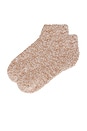 view 2 of 2 CozyChic Heathered Tennis Socks in Willow & White