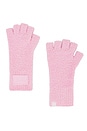 view 1 of 2 CozyChic Barbie Fingerless Gloves in Barbie Pink