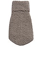 view 1 of 2 CozyChic Ribbed Pet Sweater in Warm Gray