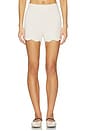 view 1 of 6 CozyChic Ultra Lite Scallop Short in Sand Dune