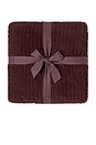 view 2 of 3 CozyChic Ribbed Throw in Deep Aubergine