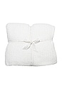 view 1 of 1 Full/Queen CozyChic Ribbed Bed Blanket in White