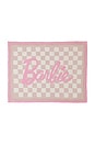 view 3 of 4 CozyChic Barbie Checkered Throw in Barbie Pink Multi