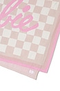 view 4 of 4 CozyChic Barbie Checkered Throw in Barbie Pink Multi