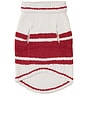 view 2 of 2 CozyChic Apres Ski Pet Sweater in Cream & Americana Red