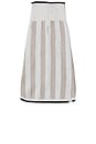 view 1 of 2 JERSEY PARA MASCOTA COZYCHIC COTTON CLASSIC STRIPE PET SWEATER in Oatmeal & Cream