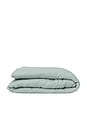 view 1 of 2 Standard Washed Bamboo Duvet Cover in Succulent